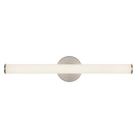 Tectra 24-in Aluminum Steel Acrylic Wall Sconce