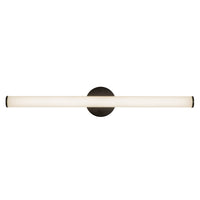 Tectra 30-in Aluminum Steel Acrylic Wall Sconce
