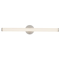 Tectra 30-in Aluminum Steel Acrylic Wall Sconce
