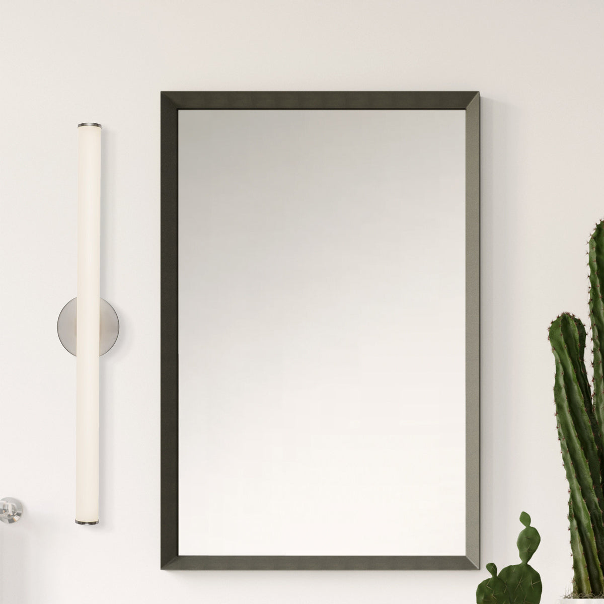 Tectra 30-in Aluminum Steel Acrylic Wall Sconce