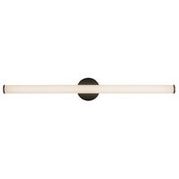 Tectra 36-in Aluminum Steel Acrylic Wall Sconce