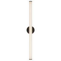 Tectra 36-in Aluminum Steel Acrylic Wall Sconce