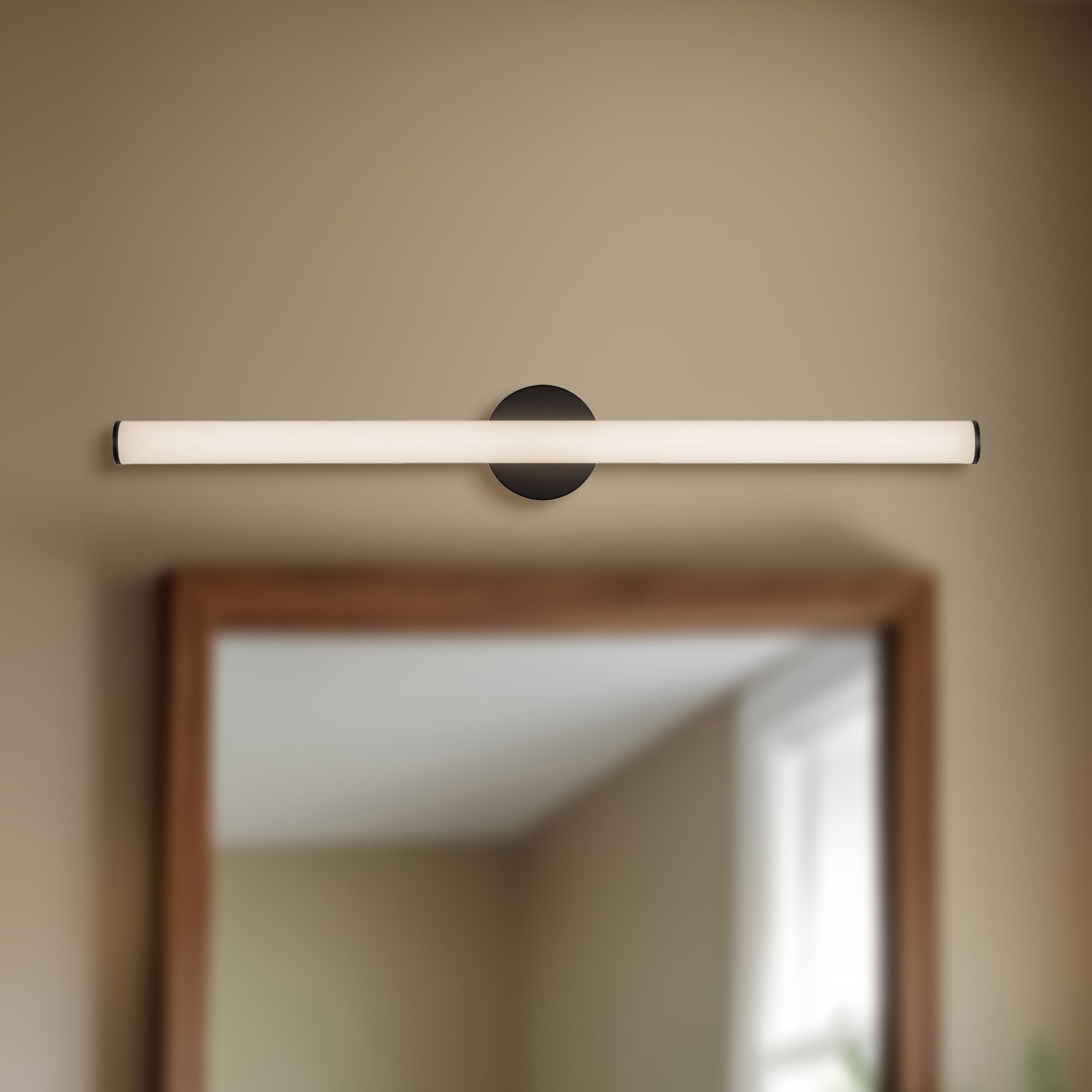 Tectra 36-in Aluminum Steel Acrylic Wall Sconce