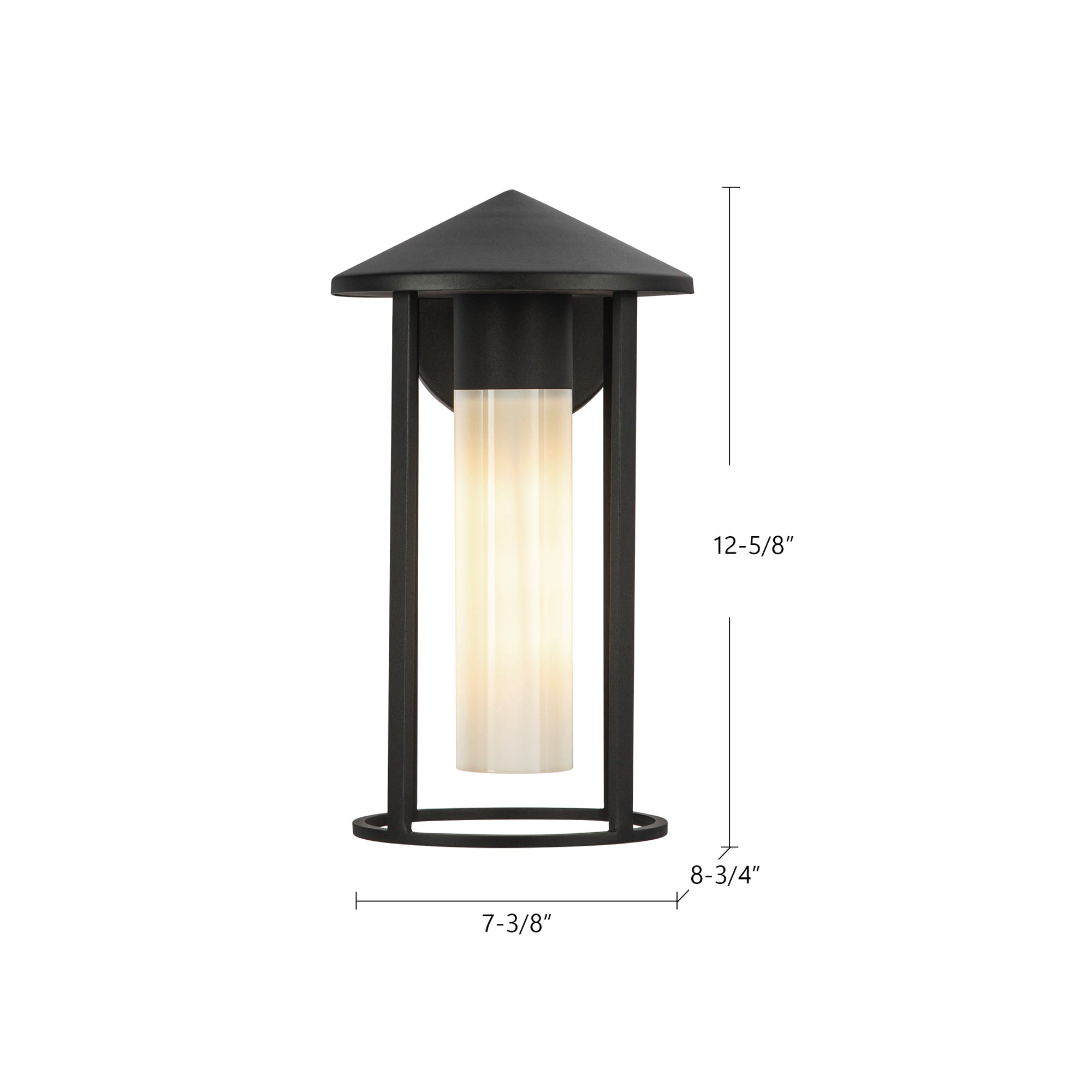 Tenko 12-in Aluminum Outdoor Wall Light