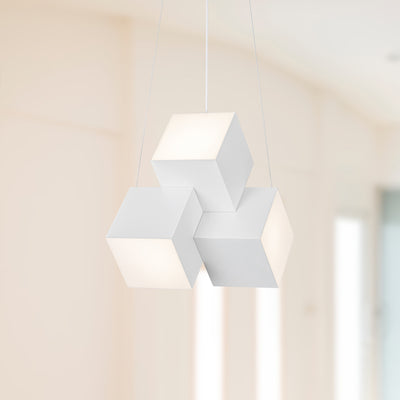 Tetra 16-in Steel Pendant