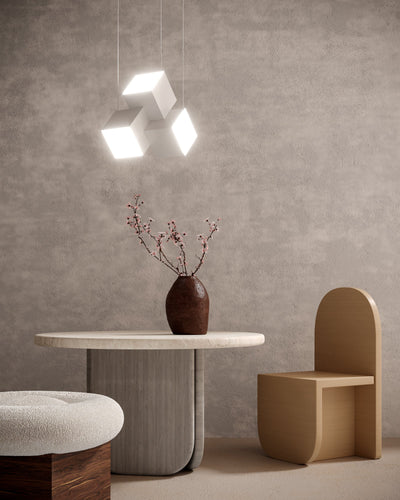 tetra-16-in-steel-pendant