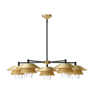 Tetsu 38-in Steel Chandelier