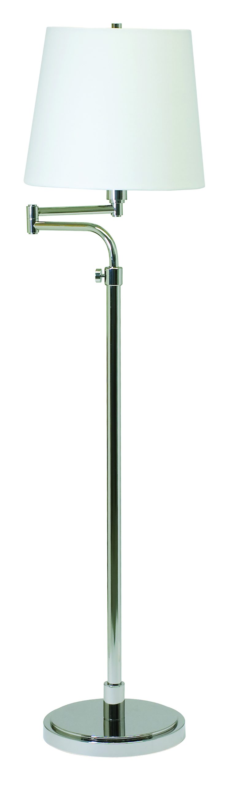50-inch Townhouse Polished Nickel Floor Lamp