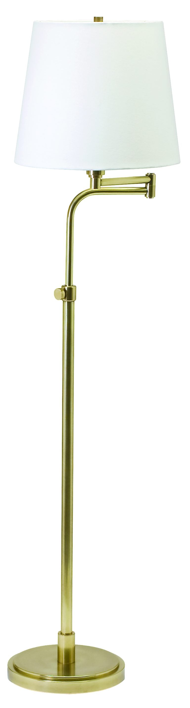 50-inch Townhouse Raw Brass Floor Lamp