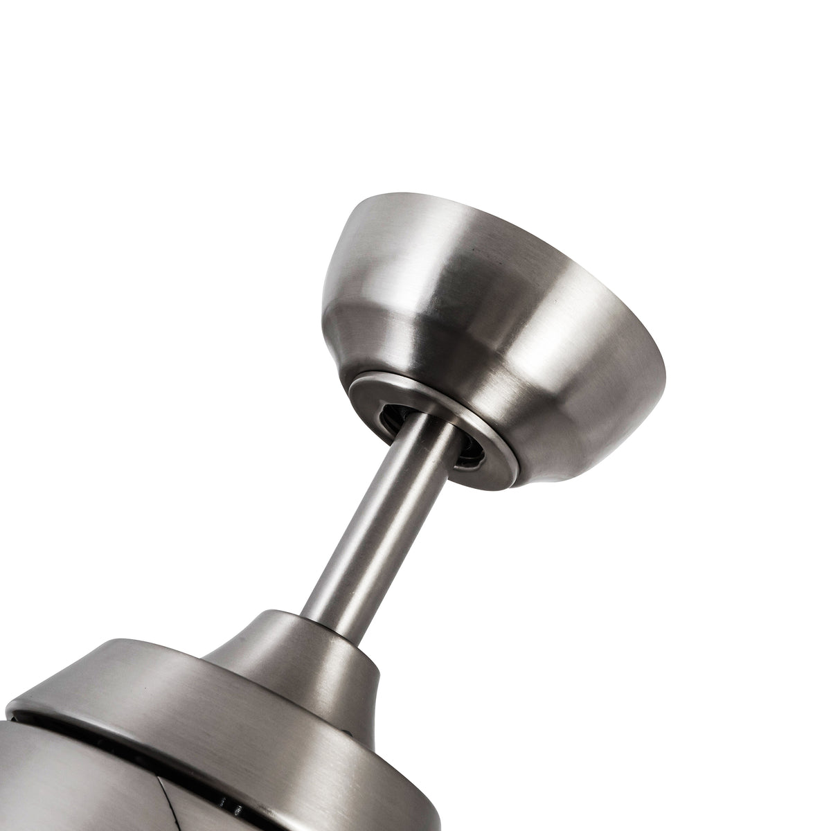 Thalia 54-in Brushed Nickel and Matte Black Reversible AC LED Ceiling Fan