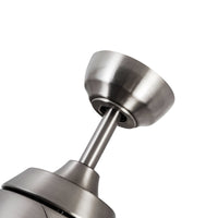 Thalia 54-in Brushed Nickel and Matte Black Reversible AC LED Ceiling Fan
