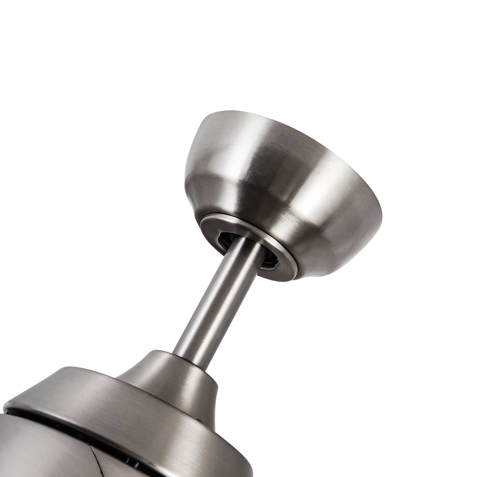Thalia 54-in Brushed Nickel and Matte Black Reversible AC LED Ceiling Fan