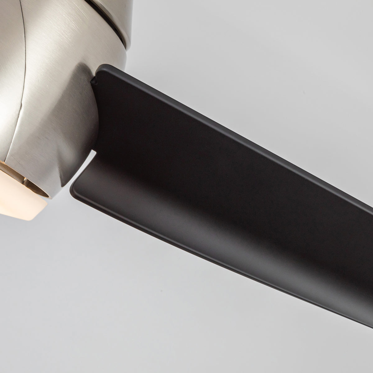 Thalia 54-in Brushed Nickel and Matte Black Reversible AC LED Ceiling Fan