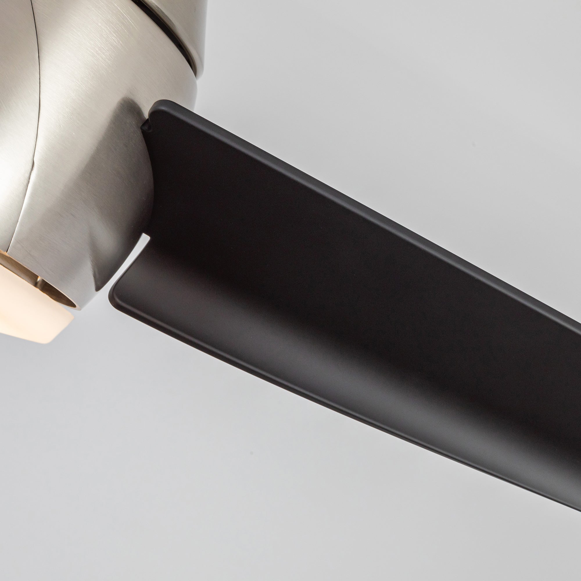 Thalia 54-in Brushed Nickel and Matte Black Reversible AC LED Ceiling Fan