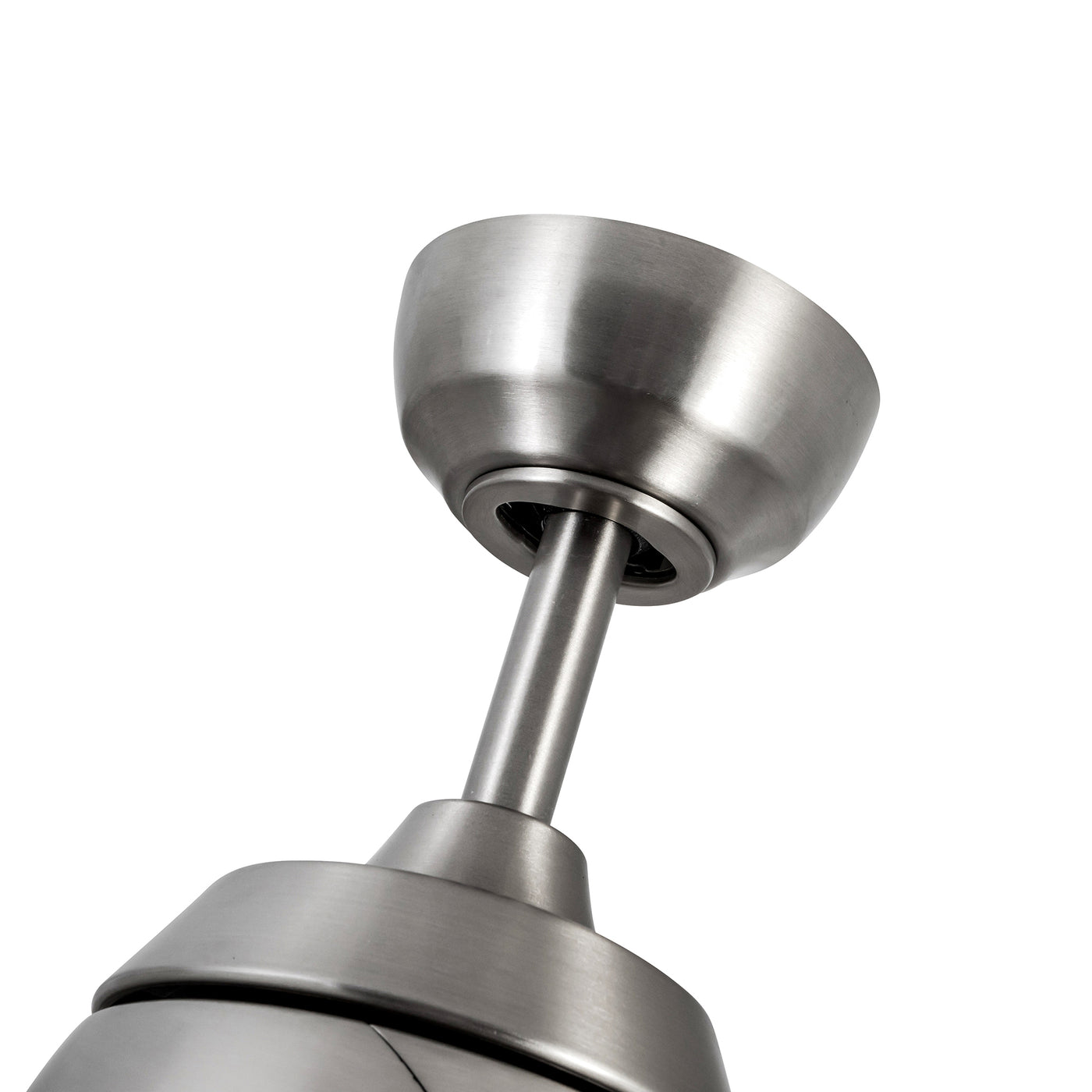 Thalia 54-in Brushed Nickel and Matte White Reversible AC LED Ceiling Fan