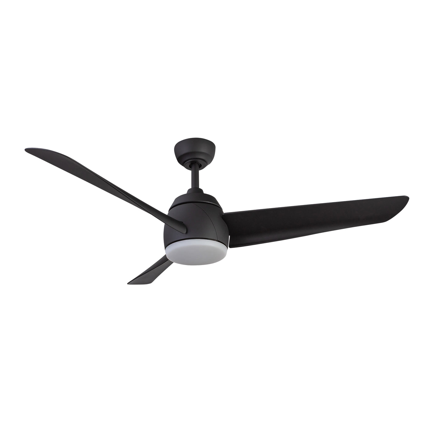 Thalia 54-in Matte Black Reversible AC LED Ceiling Fan