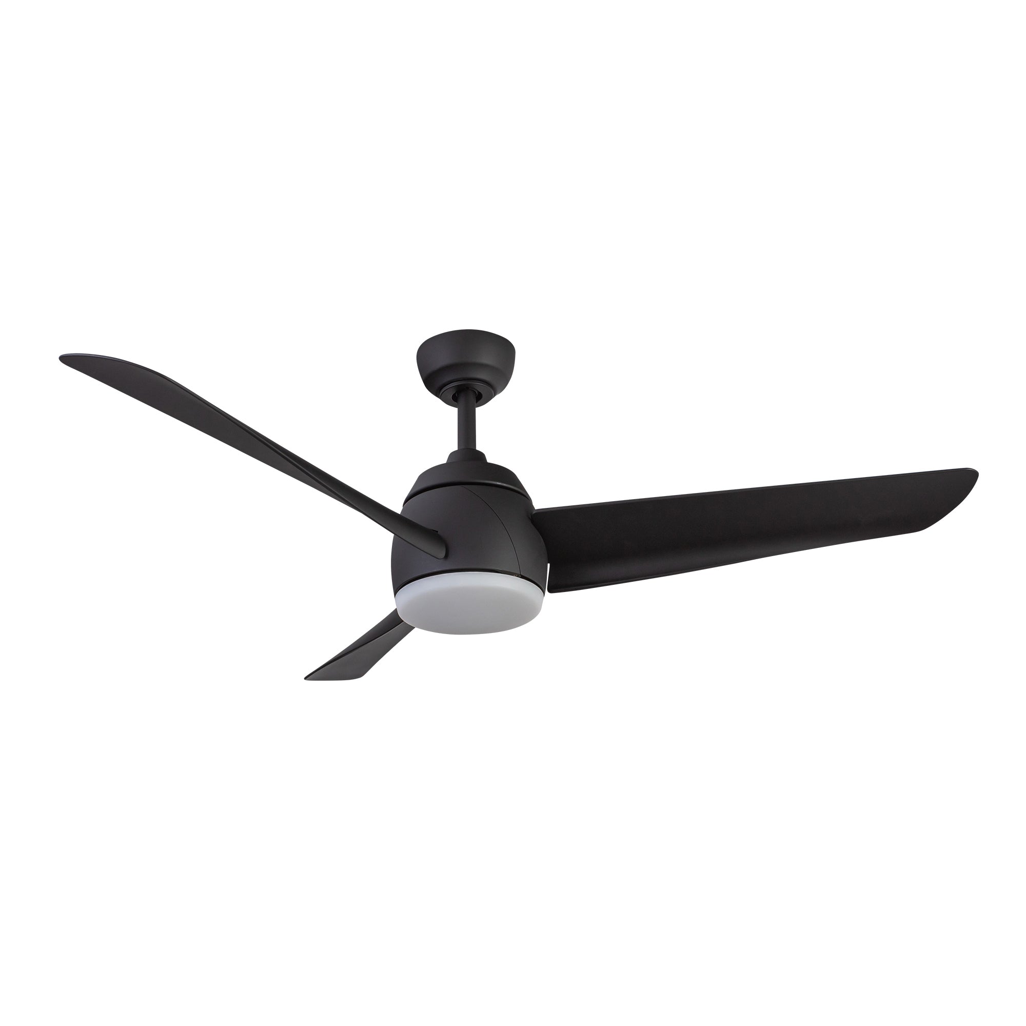Thalia 54-in Matte Black Reversible AC LED Ceiling Fan