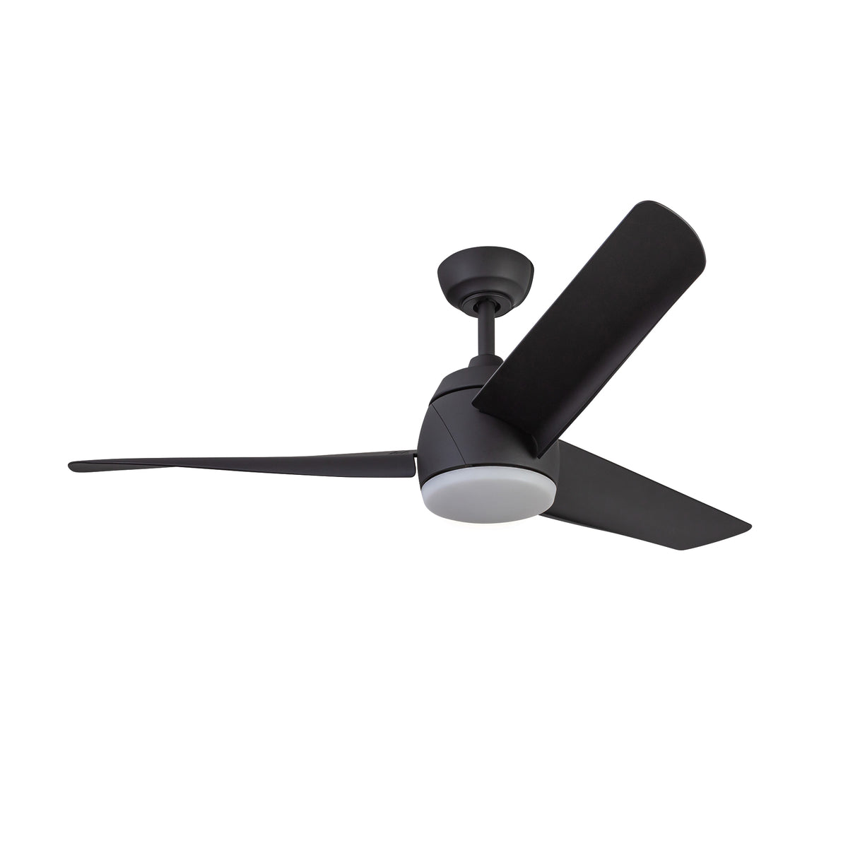 Thalia 54-in Matte Black Reversible AC LED Ceiling Fan