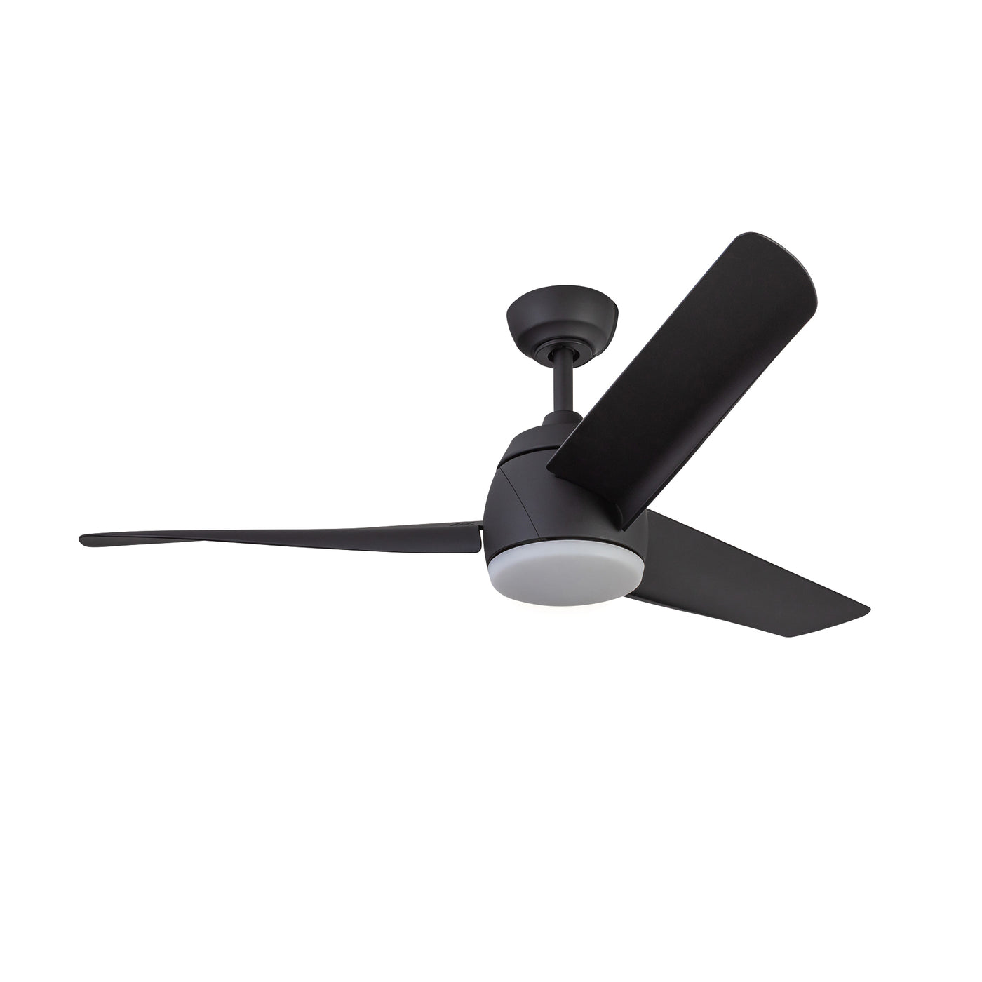 Thalia 54-in Matte Black Reversible AC LED Ceiling Fan