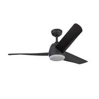 Thalia 54-in Matte Black Reversible AC LED Ceiling Fan