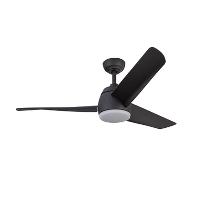 Thalia 54-in Matte Black Reversible AC LED Ceiling Fan