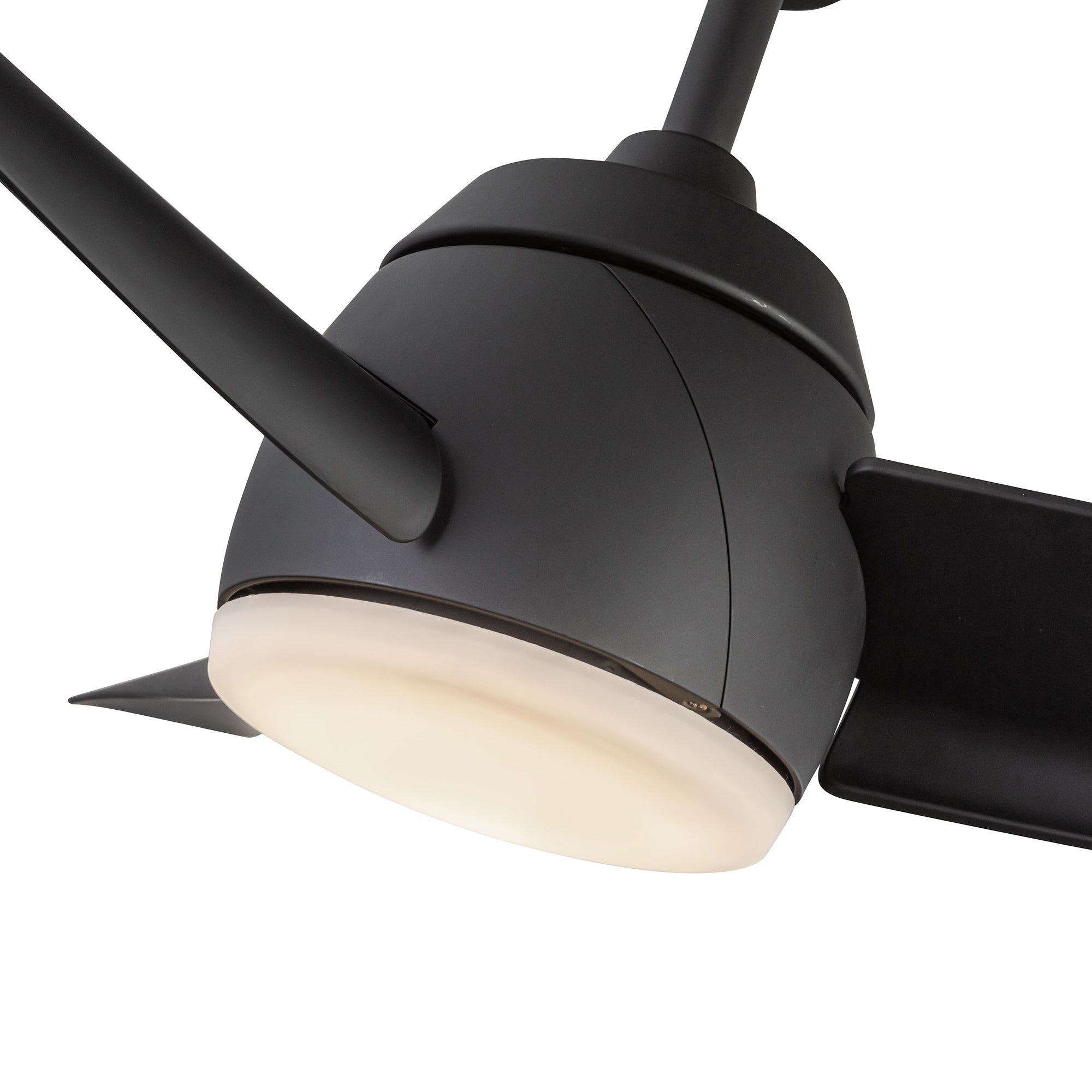 Thalia 54-in Matte Black Reversible AC LED Ceiling Fan