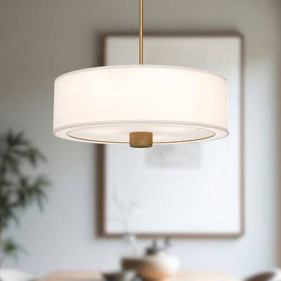 Theo 24-in Steel Pendant
