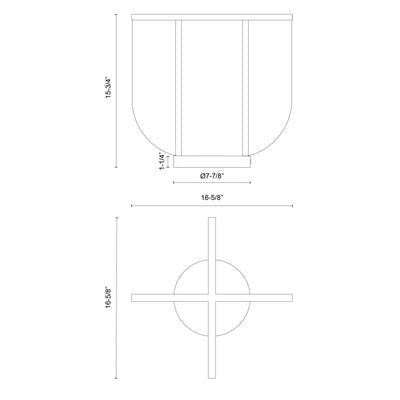 Anders 15-in Brass Table Lamp