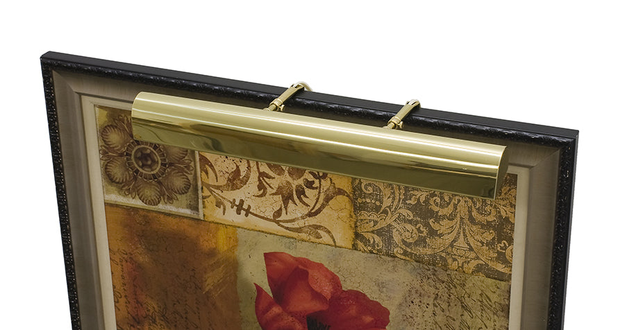 24-inch Classic Traditional Polished Brass LED Plug-In Picture Light