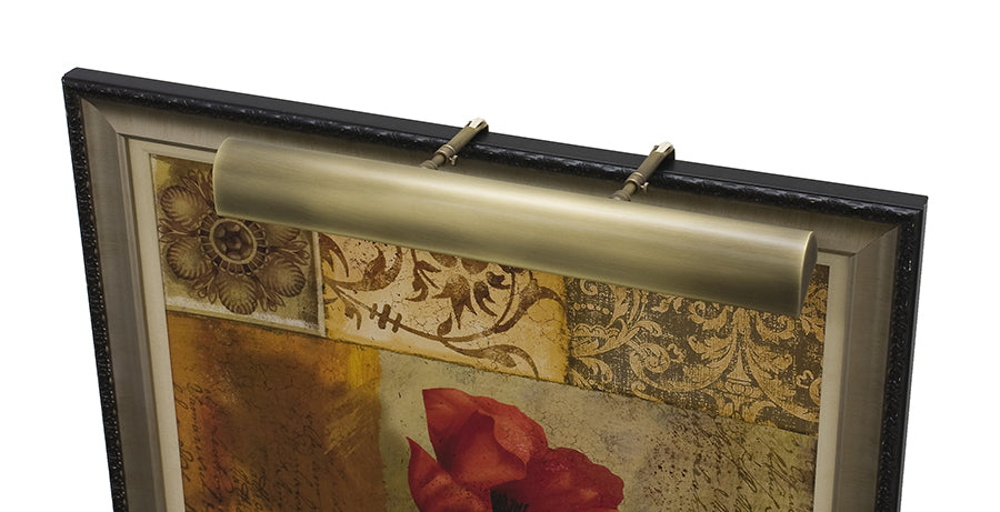 24-inch Classic Traditional Antique Brass LED Plug-In Picture Light