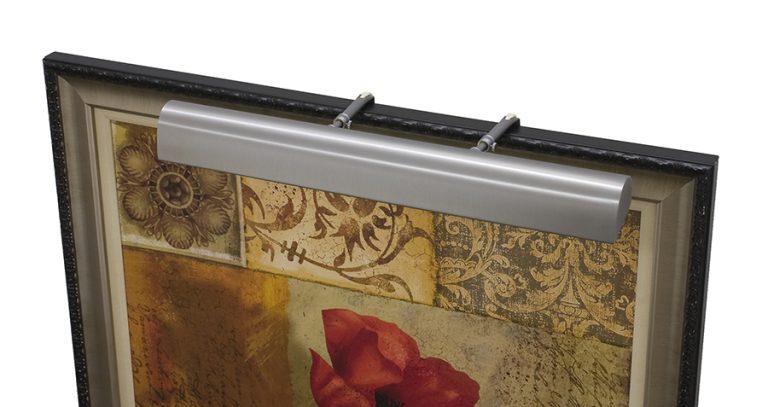 36-inch Classic Traditional Pewter LED Plug-In Picture Light