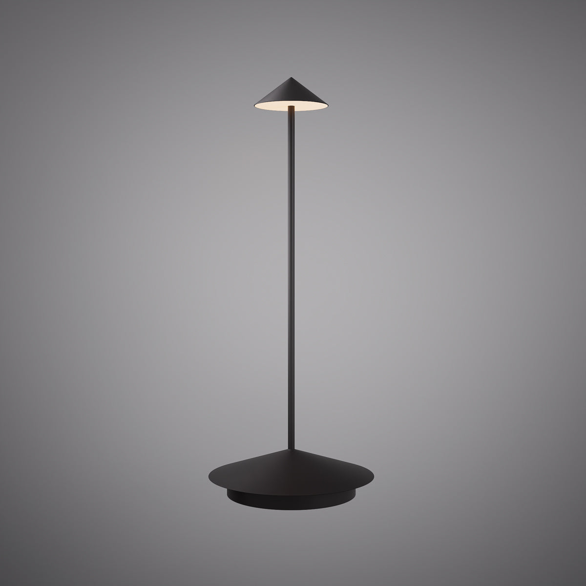 Shift Portable Black Table Lamp Dimmable