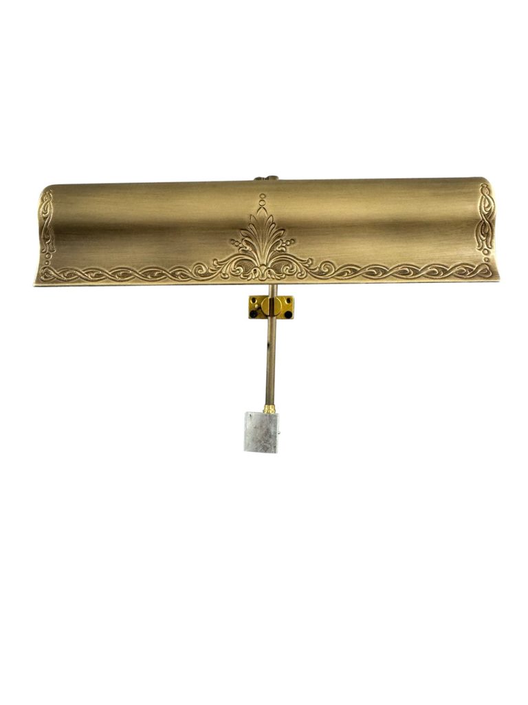 12-inch Olivia Antique Brass Plug-In Picture Light