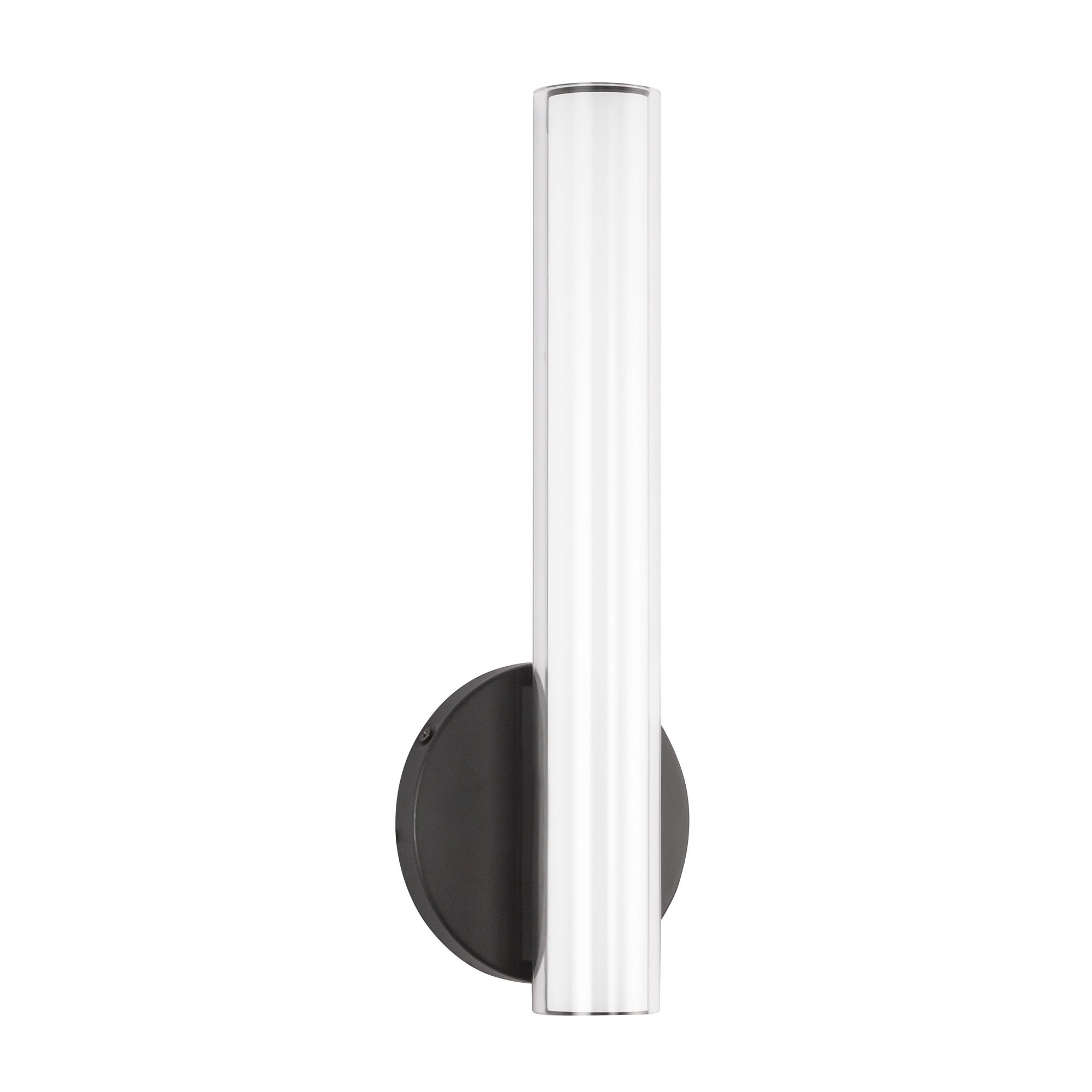 Tole 14-in Aluminum Steel Acrylic Wall Sconce