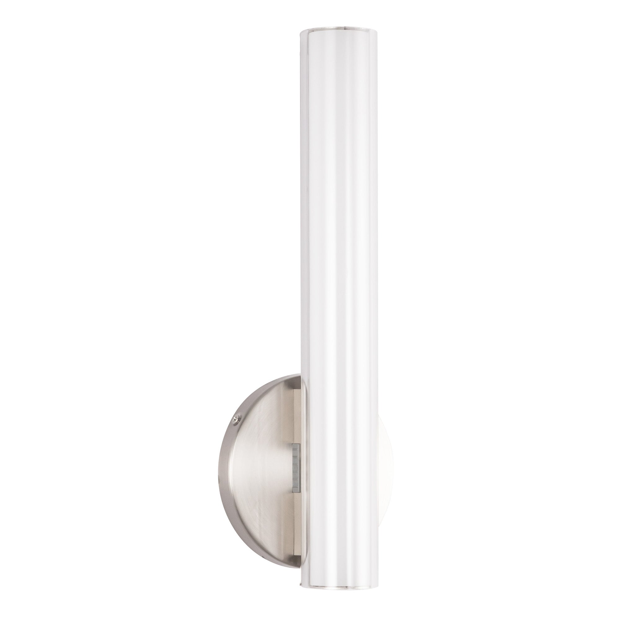 Tole 14-in Aluminum Steel Acrylic Wall Sconce