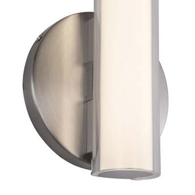 Tole 14-in Aluminum Steel Acrylic Wall Sconce