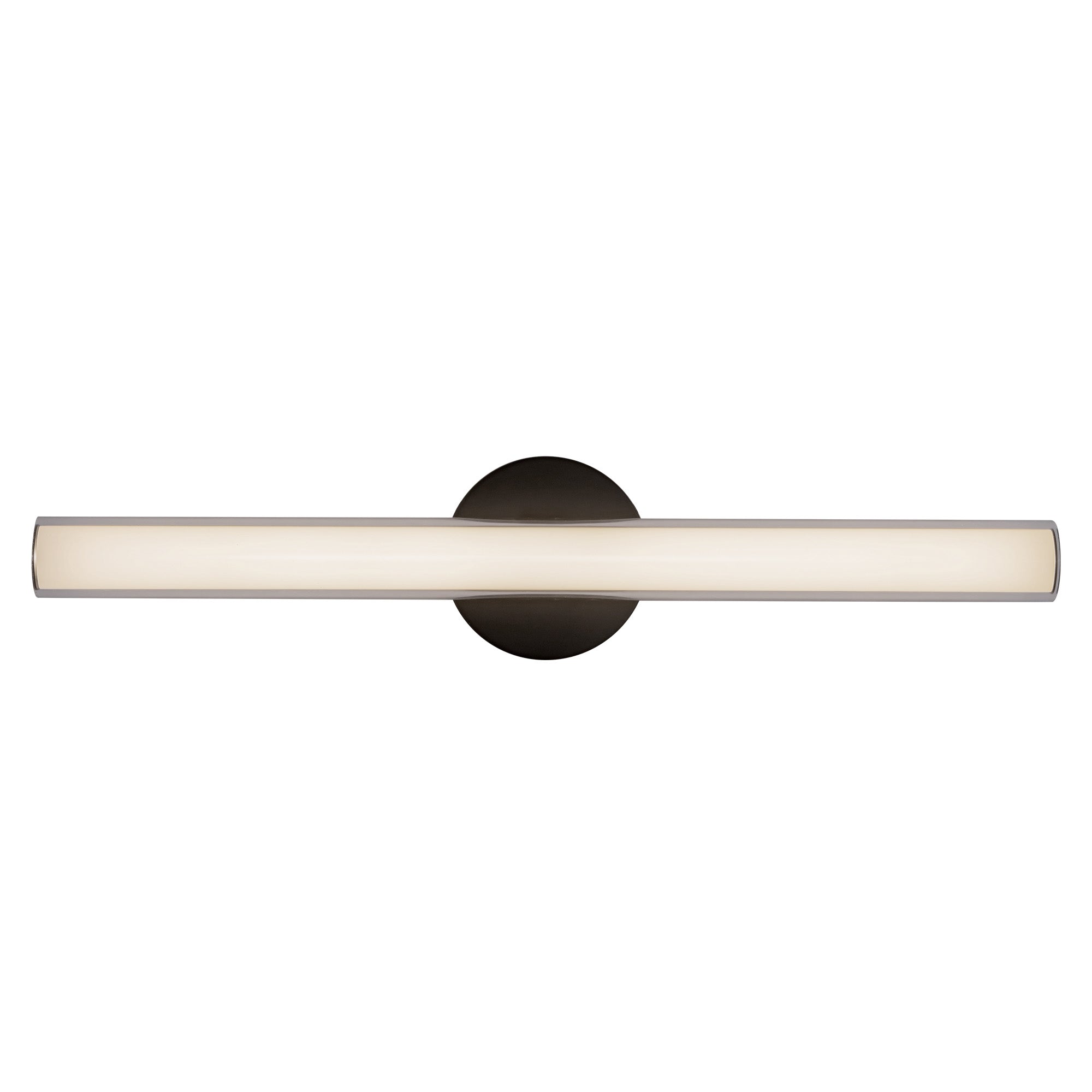 Tole 24-in Aluminum Steel Acrylic Wall Sconce