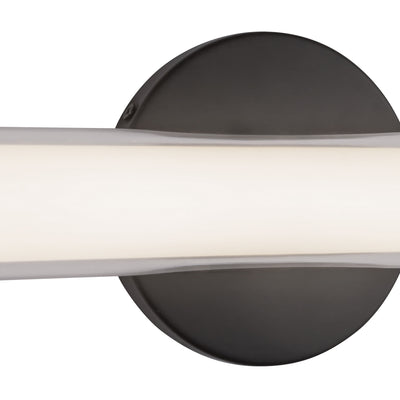 Tole 24-in Aluminum Steel Acrylic Wall Sconce