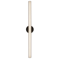 Tole 36-in Aluminum Steel Acrylic Wall Sconce