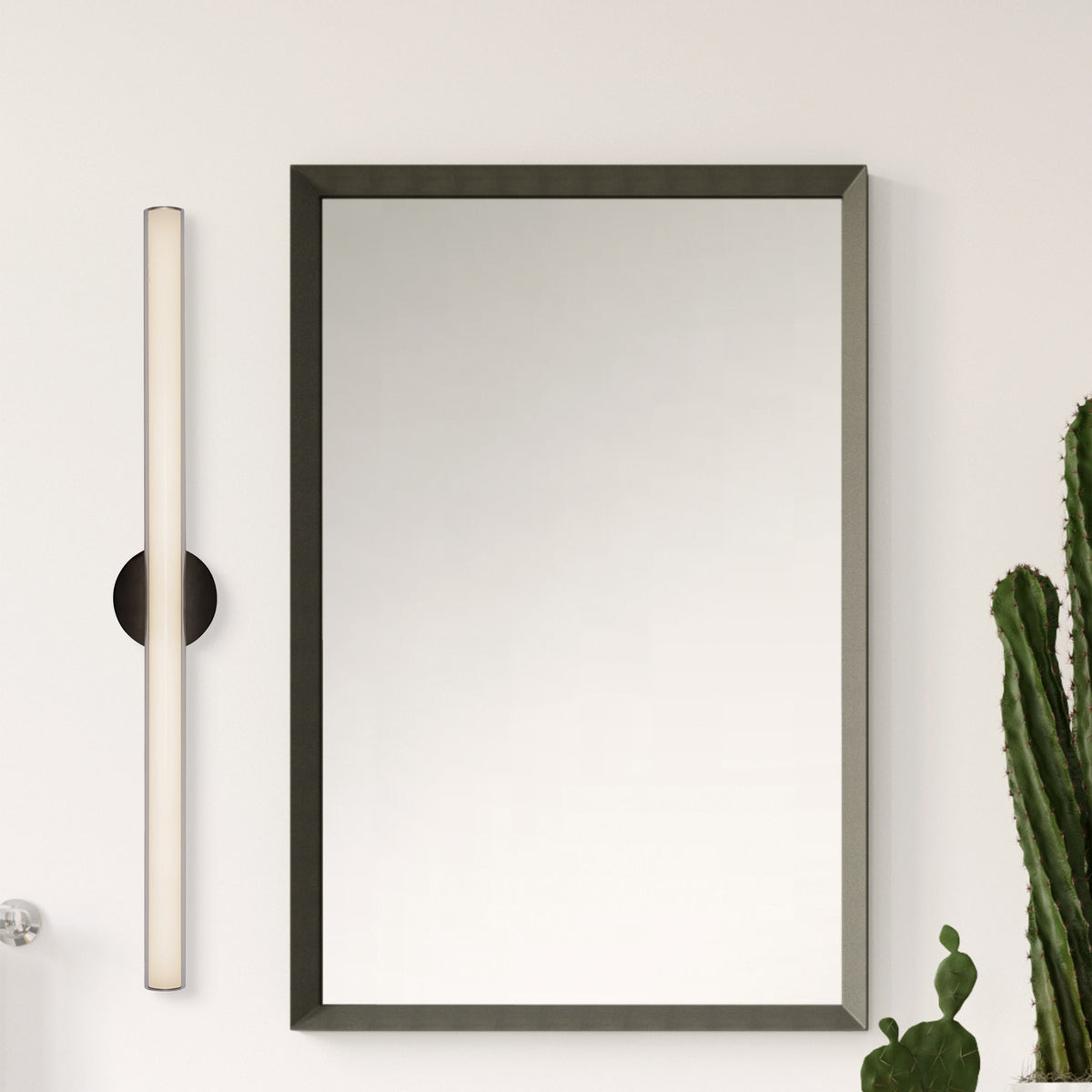 Tole 36-in Aluminum Steel Acrylic Wall Sconce