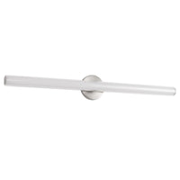 Tole 36-in Aluminum Steel Acrylic Wall Sconce