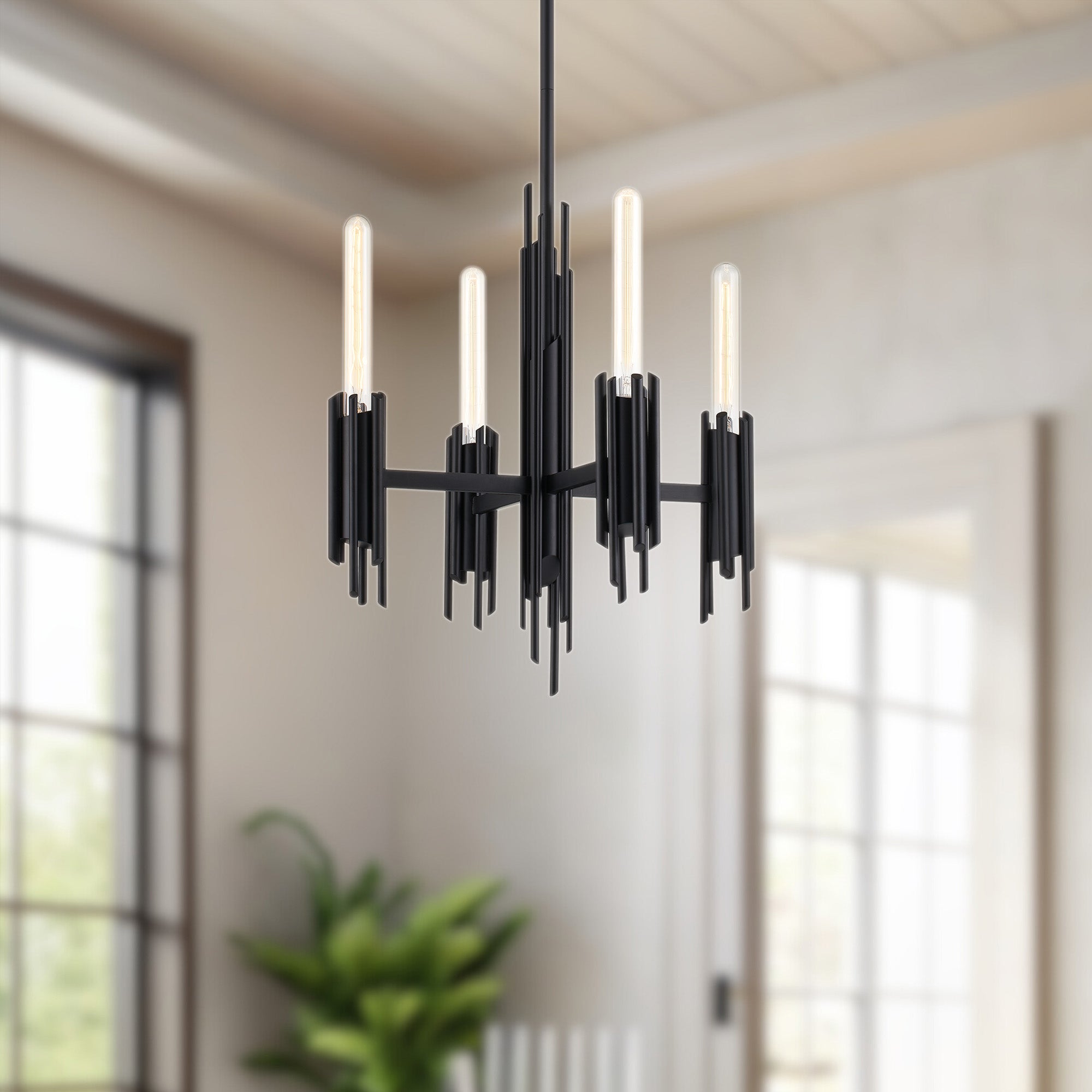 Torres 19-in Steel Chandelier