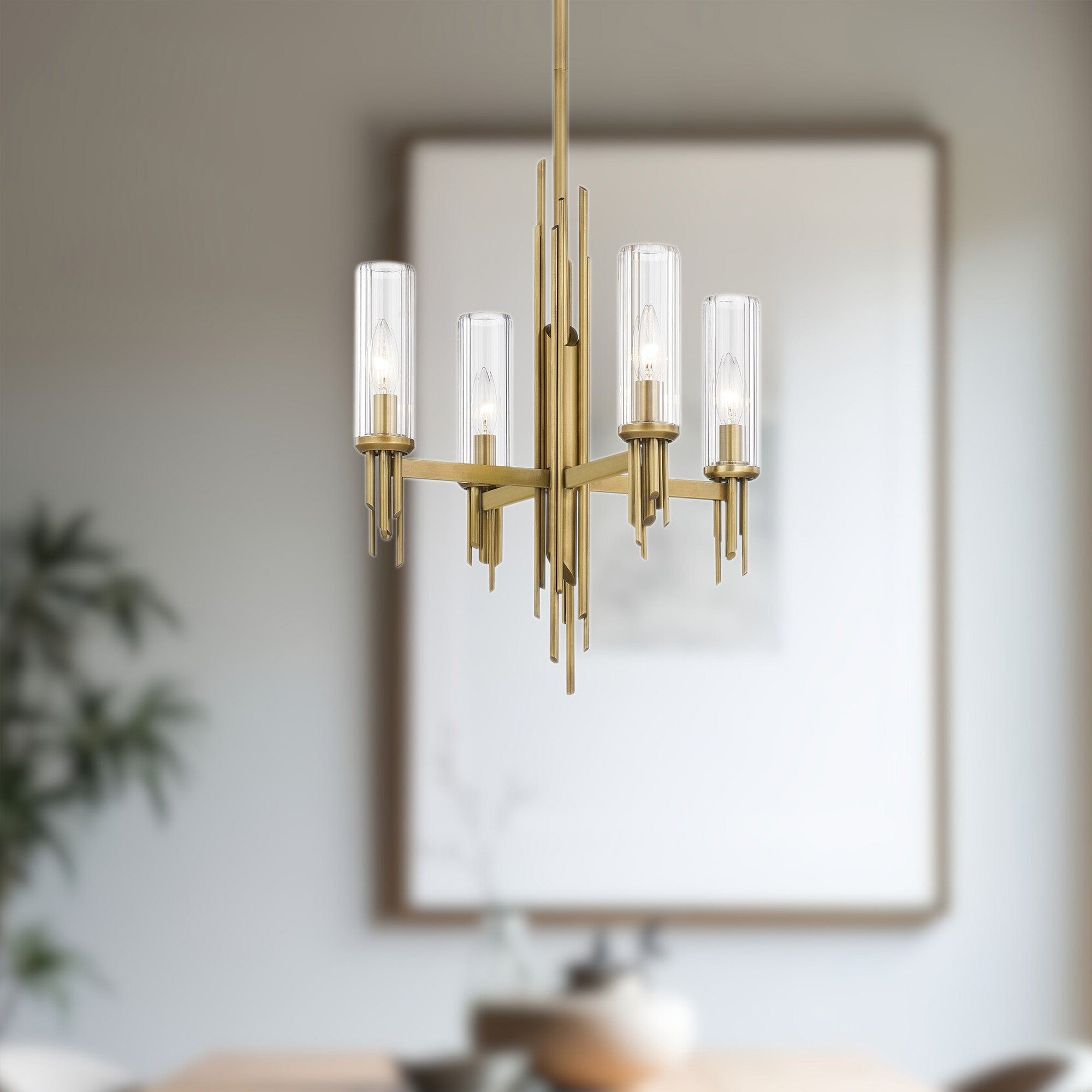 Torres 18-in Steel Chandelier