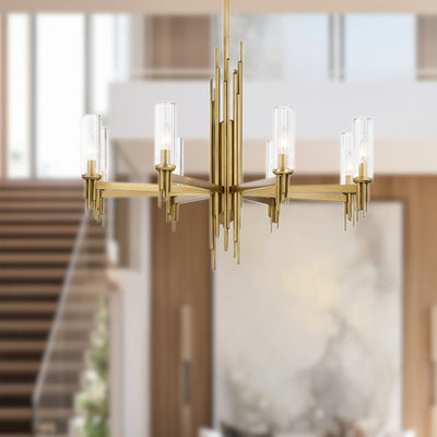 Torres 36-in Steel Chandelier