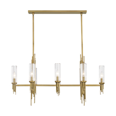 Torres 38-in Steel Linear Pendant