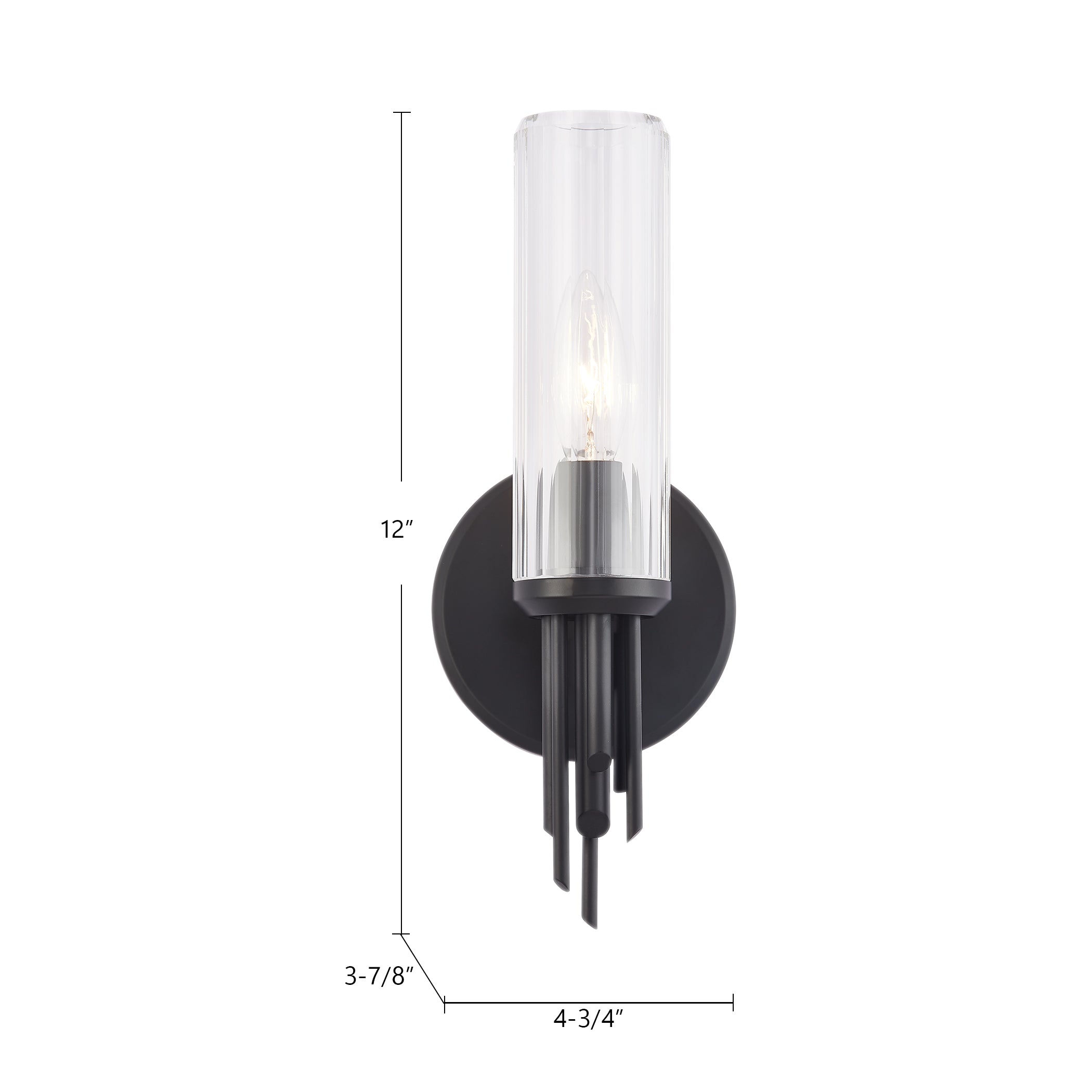 Torres 3-in Steel Vanity Light