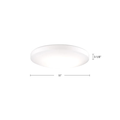 Trafalgar 11-in Steel Flush Mount