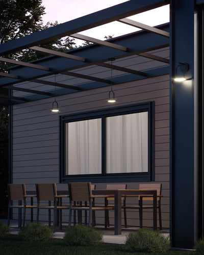 Trek 5-in Steel Outdoor Wall Sconce