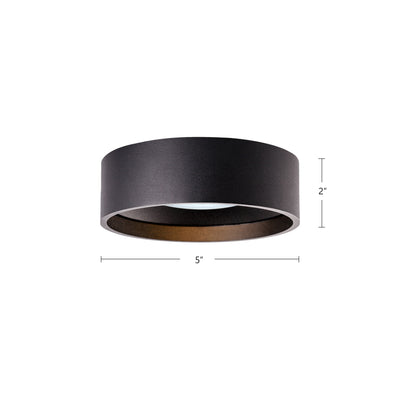 Trenton 5-in Aluminum Outdoor Flush Mount