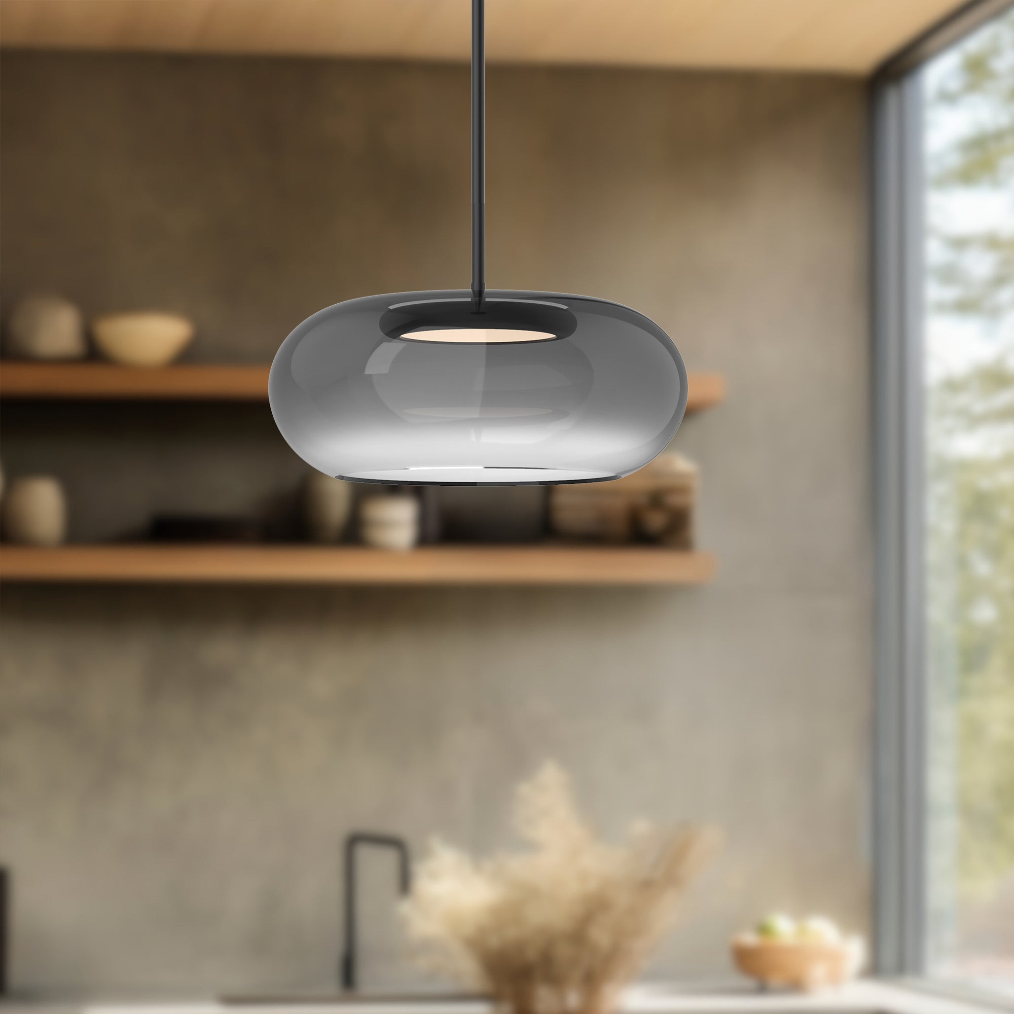 Trinity 14-in Aluminum Pendant